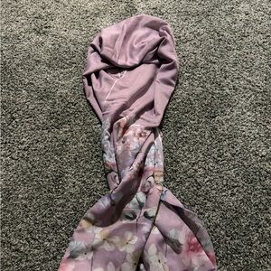 Floral Purple Scarf